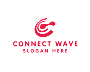 Red C Connect logo design