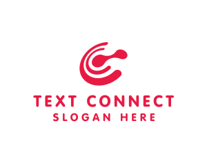 Red C Connect logo design