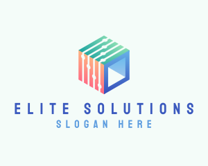 Technology Network Solutions logo design