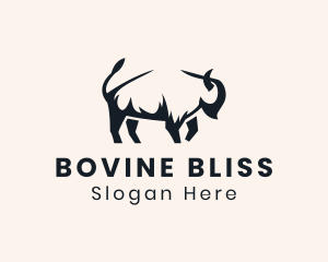 Livestock Bison Farm logo design