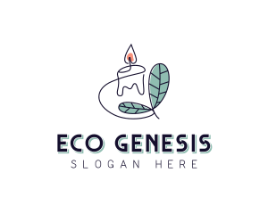 Eco Organic Candle logo design