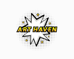 Pop Art Comic logo design