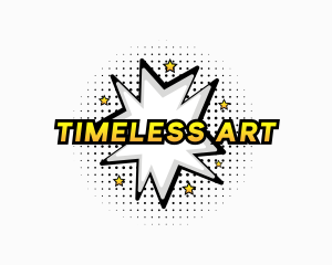 Pop Art Comic logo design