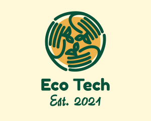 Sustainable Eco Hands  logo