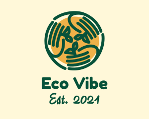 Sustainable Eco Hands  logo