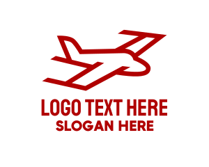 Red Plane Flight  logo