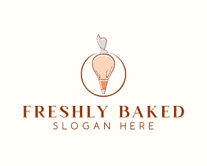 Pastry Piping Bag logo design