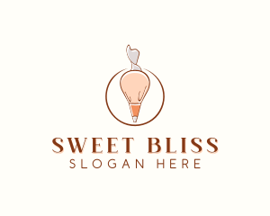 Pastry Piping Bag logo design