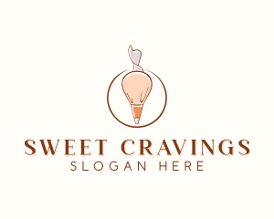 Pastry Piping Bag logo design