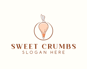 Pastry Piping Bag logo design