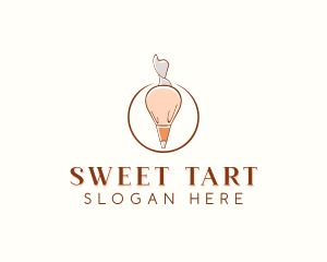 Pastry Piping Bag logo design