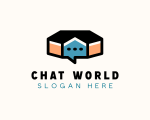 Email Chat App logo design