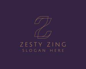 Gold Jeweller Letter Z logo design