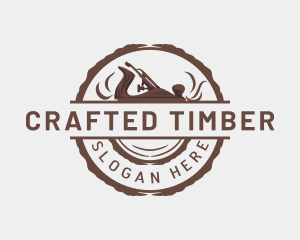 Lumber Carpentry Woodwork logo design