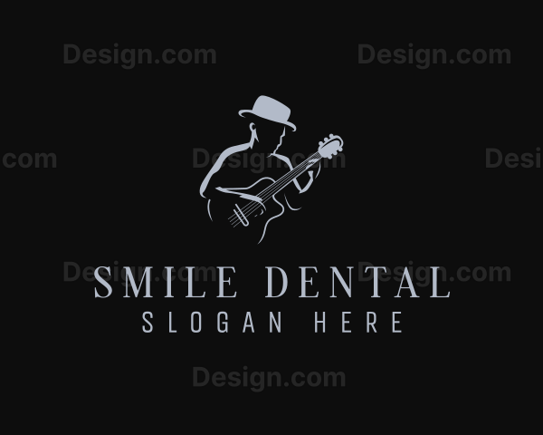 Guitar Instrument Performer Logo