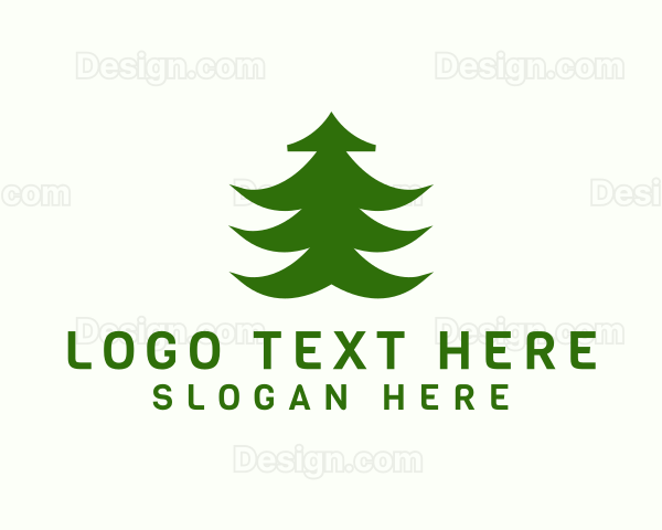 Forest Pine Tree Logo