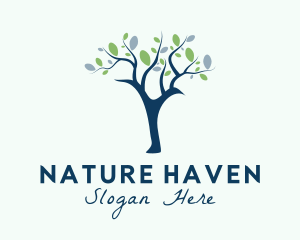 Nature Tree Park logo design