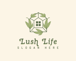 Greenhouse Garden Leaf logo