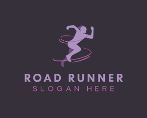 Runner Athlete Fitness logo design