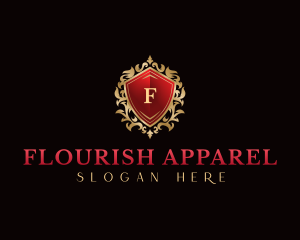 Shield Flourish Royal  logo