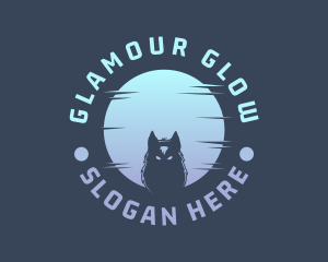 Wolf Moon Badge logo