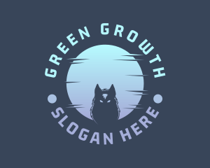 Wolf Moon Badge logo