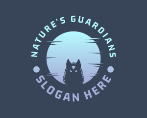 Wolf Moon Badge logo