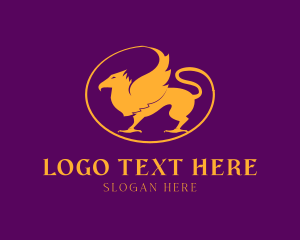 Golden Mythical Griffin logo