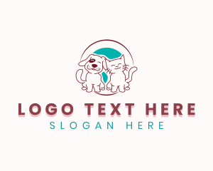 Dog Cat Pet logo