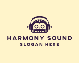Music Robot Headphones logo