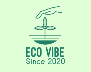 Green Sustainability Planting logo