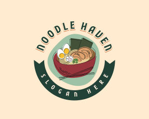 Ramen Noodle Soup logo design