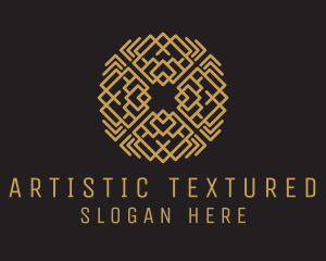 Woven Fabric Textile logo design