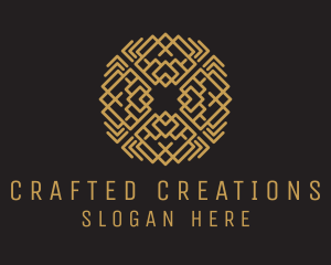 Woven Fabric Textile logo design