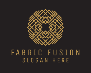 Woven Fabric Textile logo design