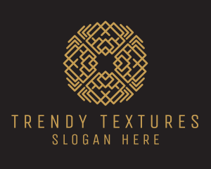 Woven Fabric Textile logo design