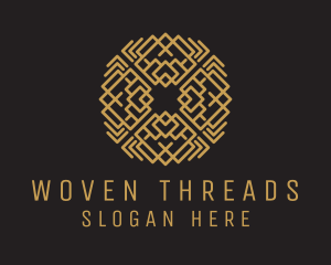 Woven Fabric Textile logo