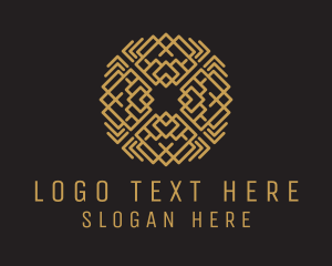 Fabric - Woven Fabric Textile logo design