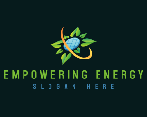 Solar Power Energy logo design