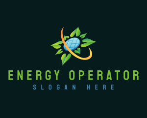 Solar Power Energy logo design