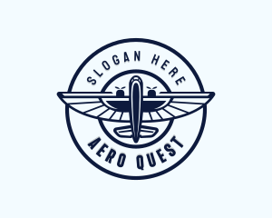 Aviation Flight Plane logo