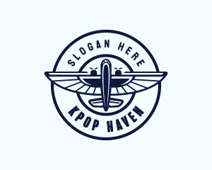 Aviation Flight Plane logo design