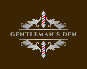 Royal Ornate Barbershop logo design