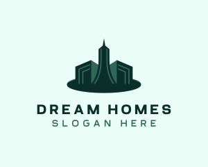 Realtor Skyscraper Building Logo