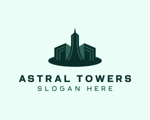 Realtor Skyscraper Building logo