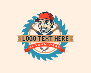 Handyman Contractor Repairman logo