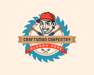 Carpenter Builder Man logo