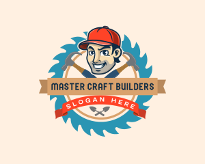 Carpenter Builder Man logo