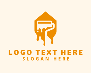 Orange Paint Roller logo