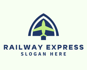 Airplane Cargo Express logo design